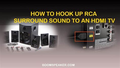 how do you hook up a rca surround sound
